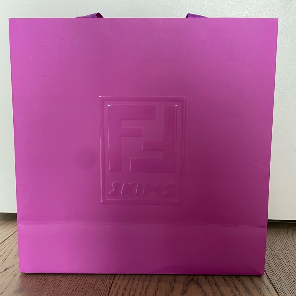Skims x Fendi shopping bag. Great condition